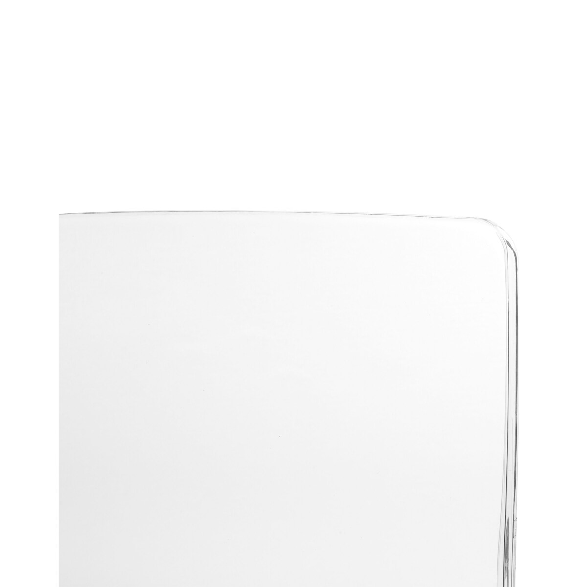 Zestaw 2 krzeseł do jadalni przezroczysty WESTBRIDGE