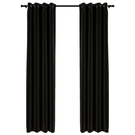 vidaXL Zasłony stylizowane na lniane, 2 szt., antracyt, 140x245 cm