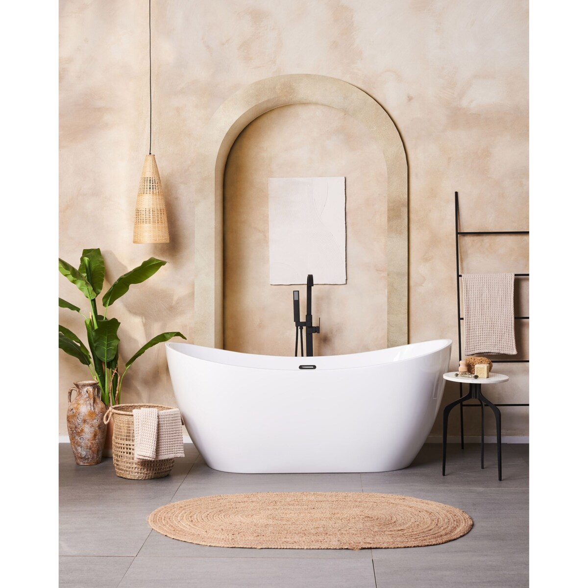 Dywan DEMIRCI Beżowy 120 x 180 cm Juta