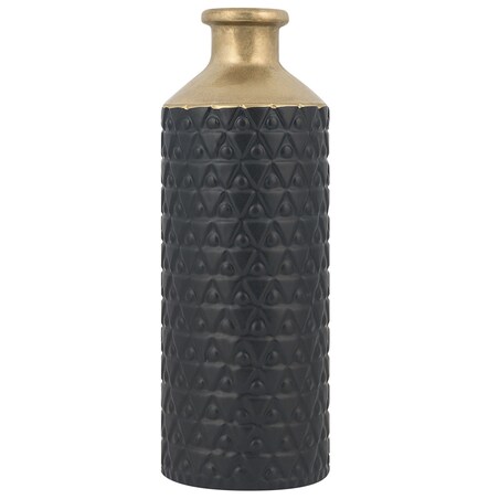 Wazon dekoracyjny ARSIN Kamionka 39 cm Czarny