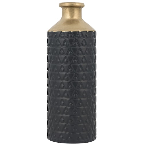 Wazon dekoracyjny ARSIN Kamionka 39 cm Czarny