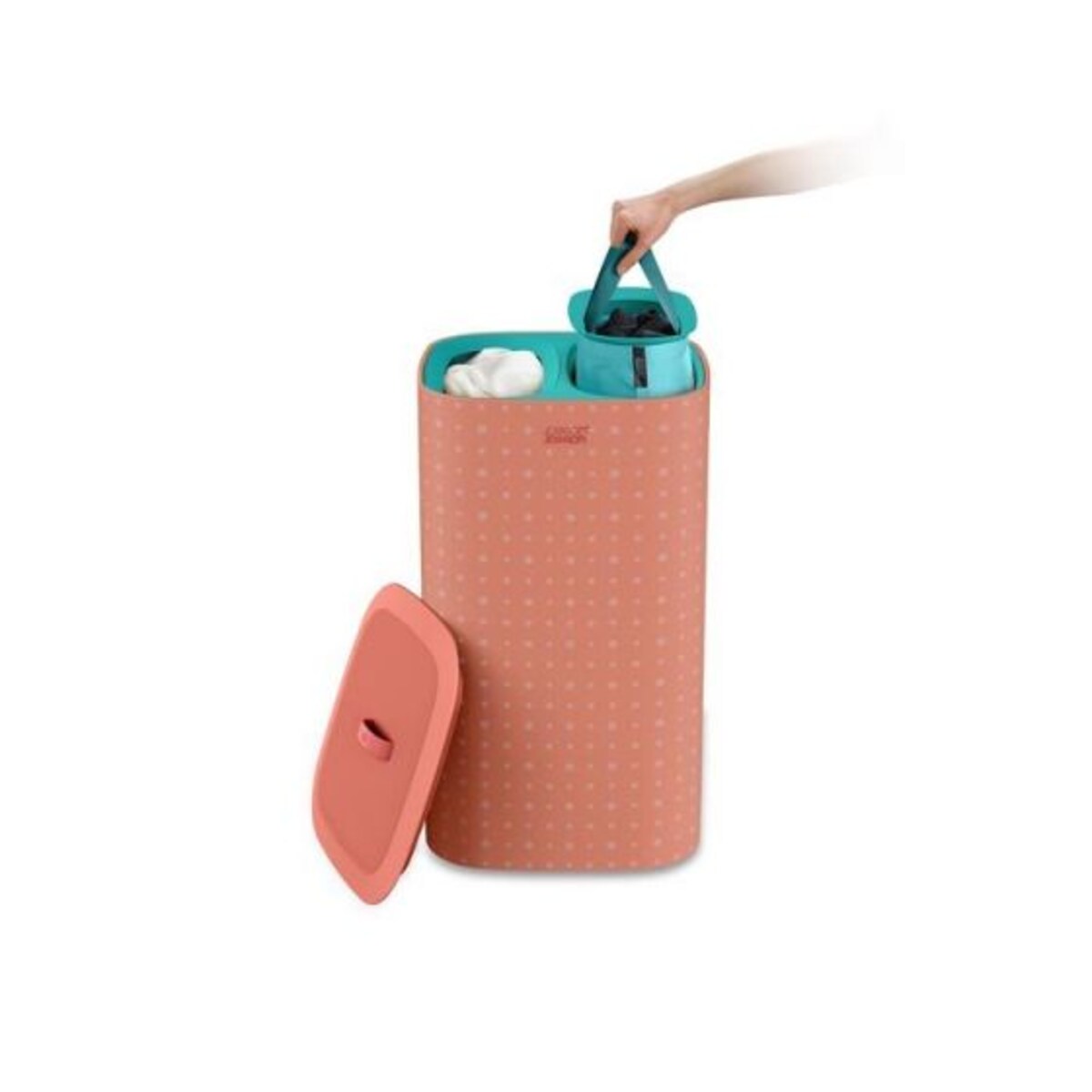 Kosz na pranie 60 l (koralowy) Tota Joseph Joseph