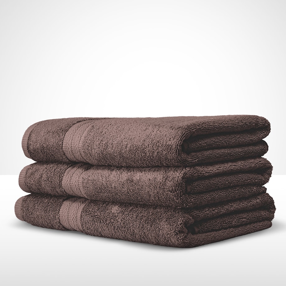 Ręcznik 70x140 cm bawełniany FORUM 550 g/m2 kawowy