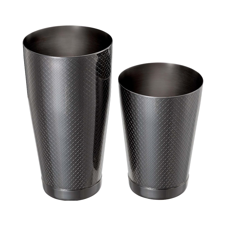 Shaker tin tin Diamond Lattice, czarny, Barfly, 830/530ml