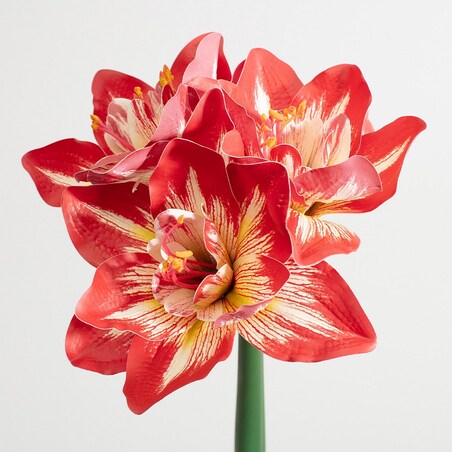 Kwiat sztuczny Amarylis 62 cm red, 15x62 cm