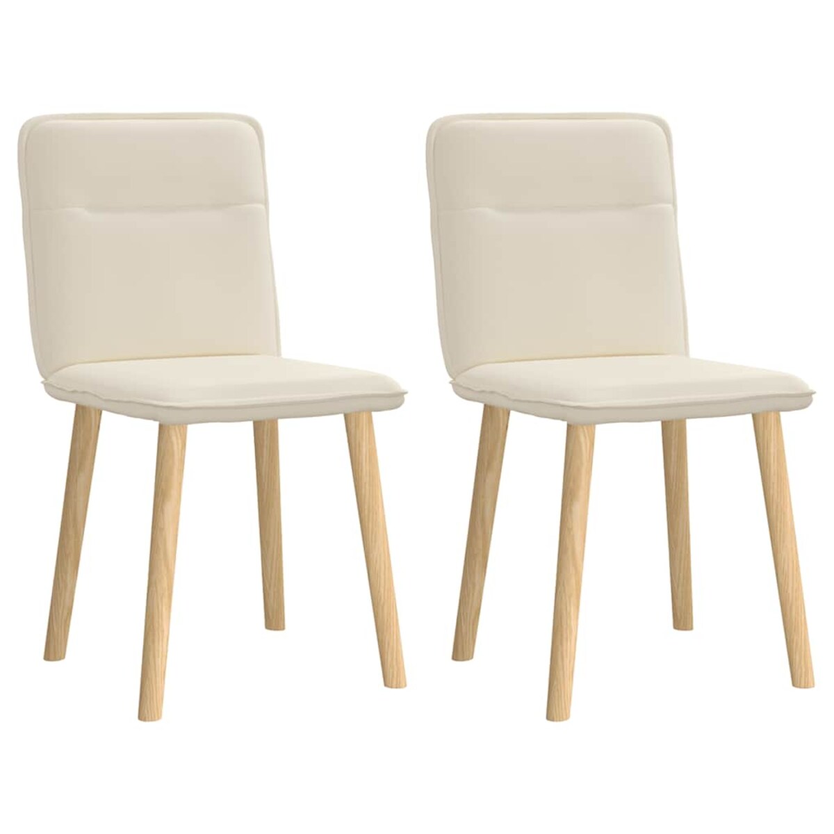 vidaXL Krzesła stołowe, 2 szt., lniane