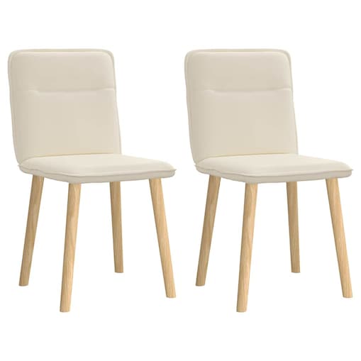 vidaXL Krzesła stołowe, 2 szt., lniane