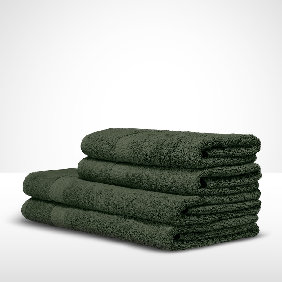 Ręcznik 70x140 cm bawełniany FORUM 550 g/m2 butelkowa zieleń