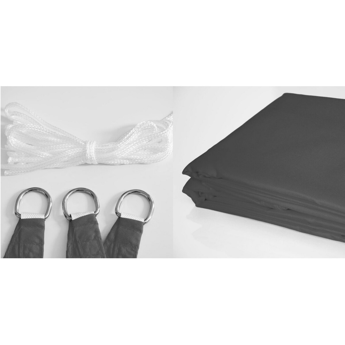 Żagiel Przeciwsłoneczny Ogrodowy Wodoodporny 4X3 M Szary Zacieniacz