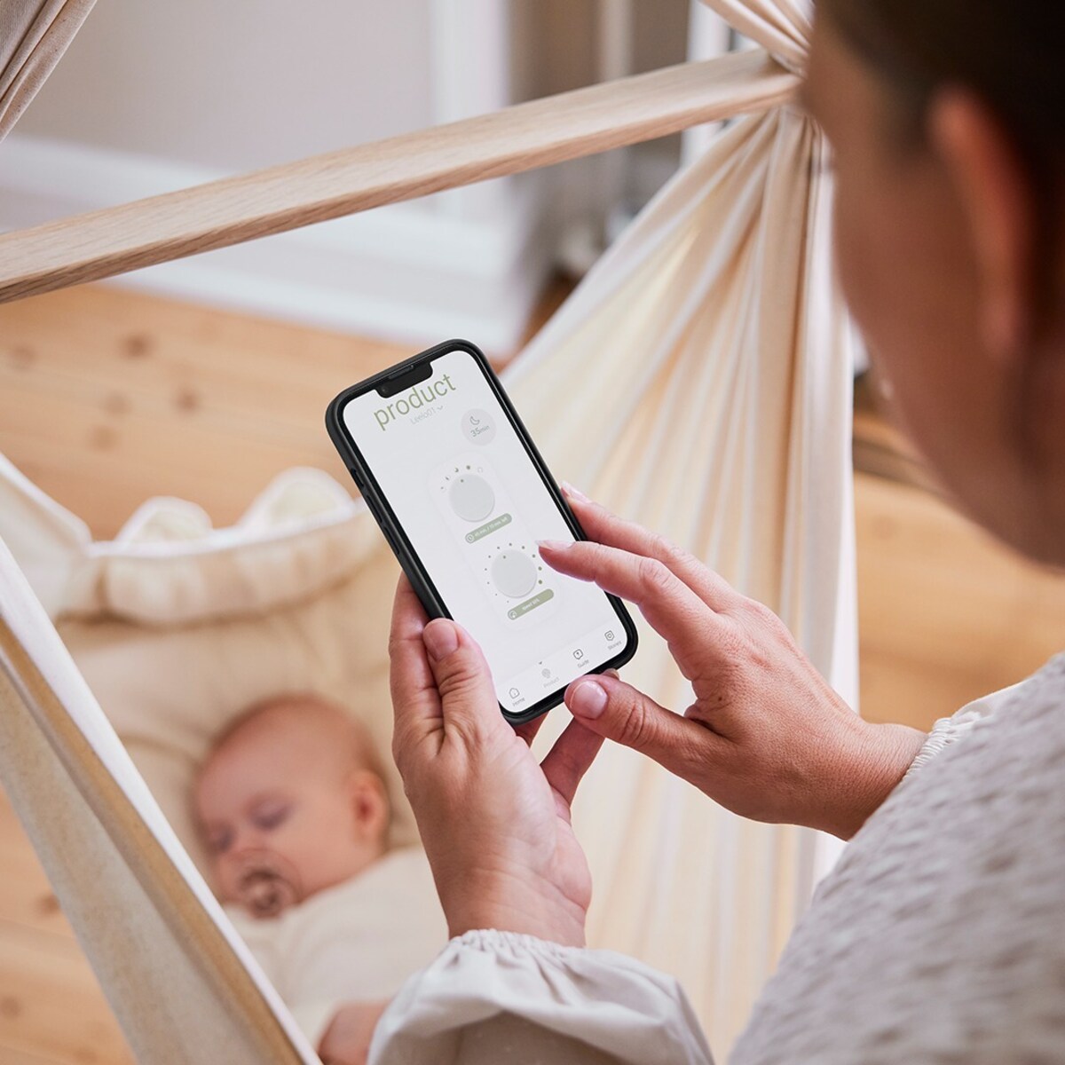 Silnik kołyskowy - pierwszej generacji - LeeLo01 - szary