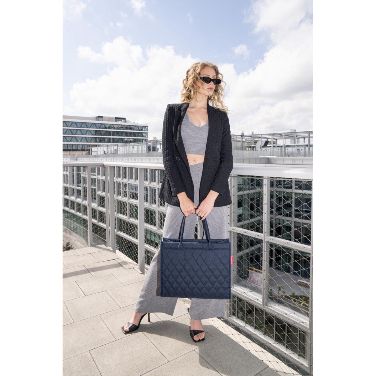 Torba DAILY SHOPPER, rhombus midnight