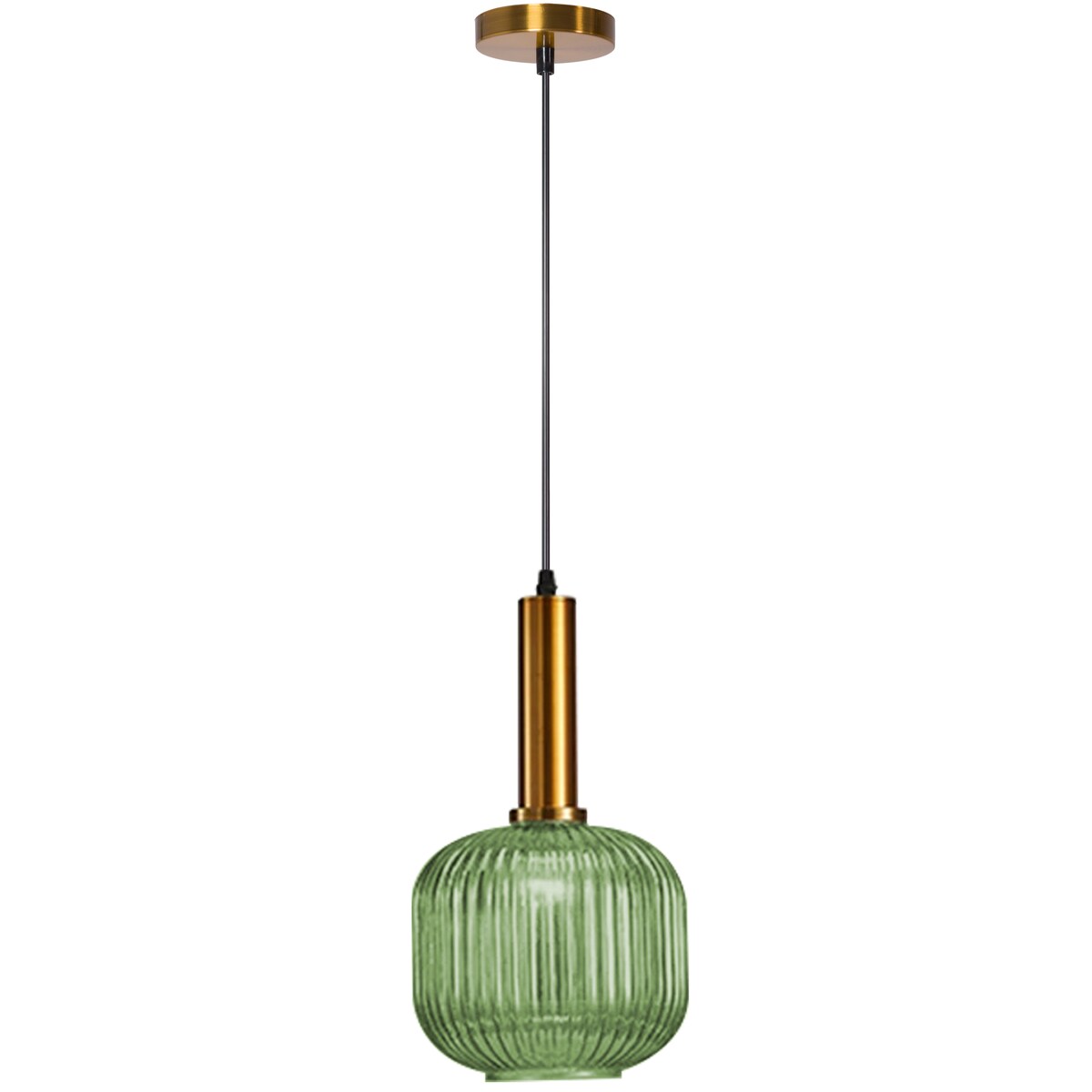 Lampa Sufitowa Wisząca Szklana Kolory Zielona