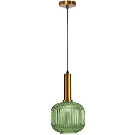 Lampa Sufitowa Wisząca Szklana Kolory Zielona