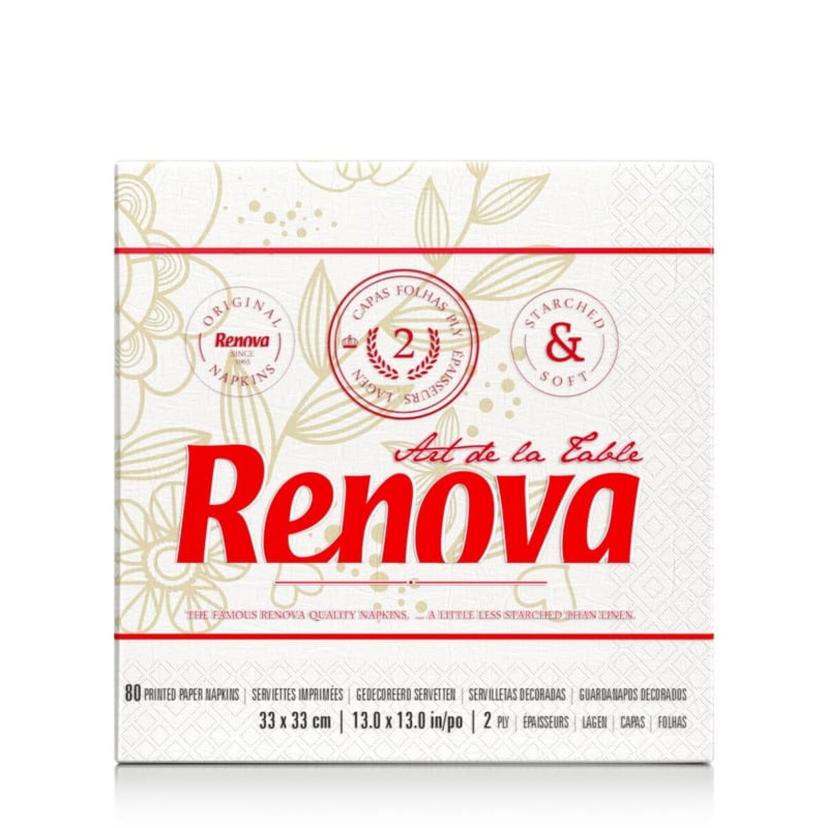 Serwetki papierowe Renova Art de la table deco 80 szt