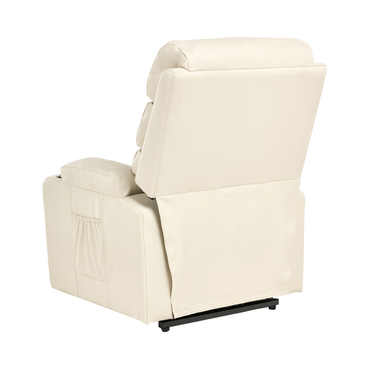 Elektryczny fotel rozkładany ETER Ekoskóra Beżowy