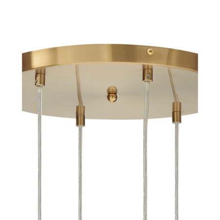 Lampa wisząca szklana 6-punktowa wielokolorowa TOOMA