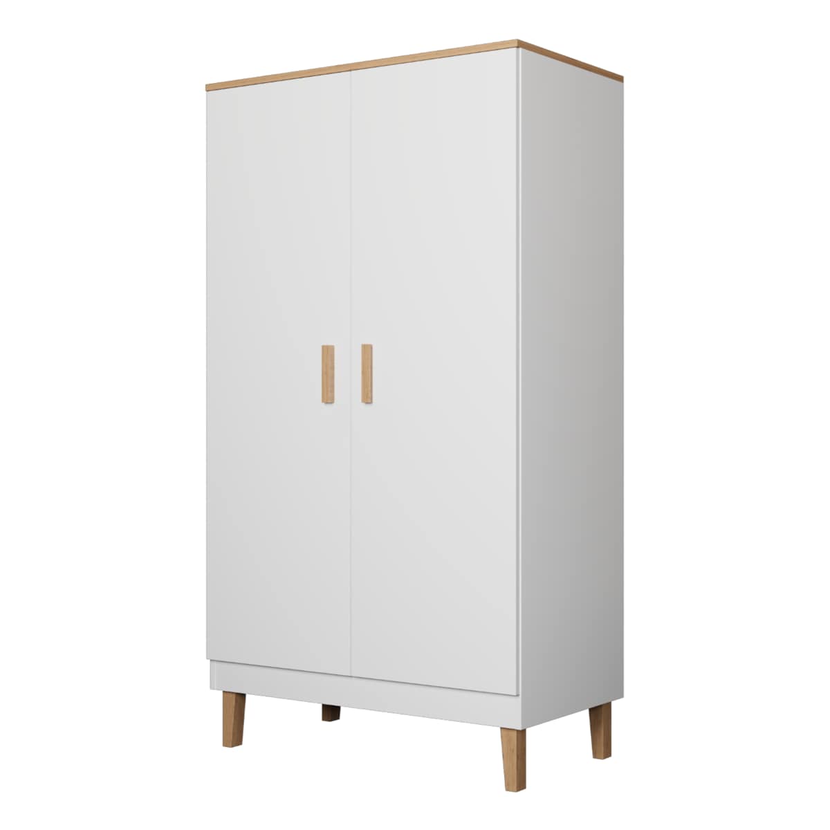 Szafa Denver biały & hikora