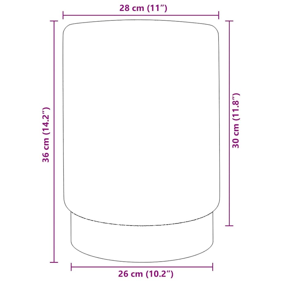 vidaXL Stołek, niebiesko-złoty, aksamit 28 x 36 cm