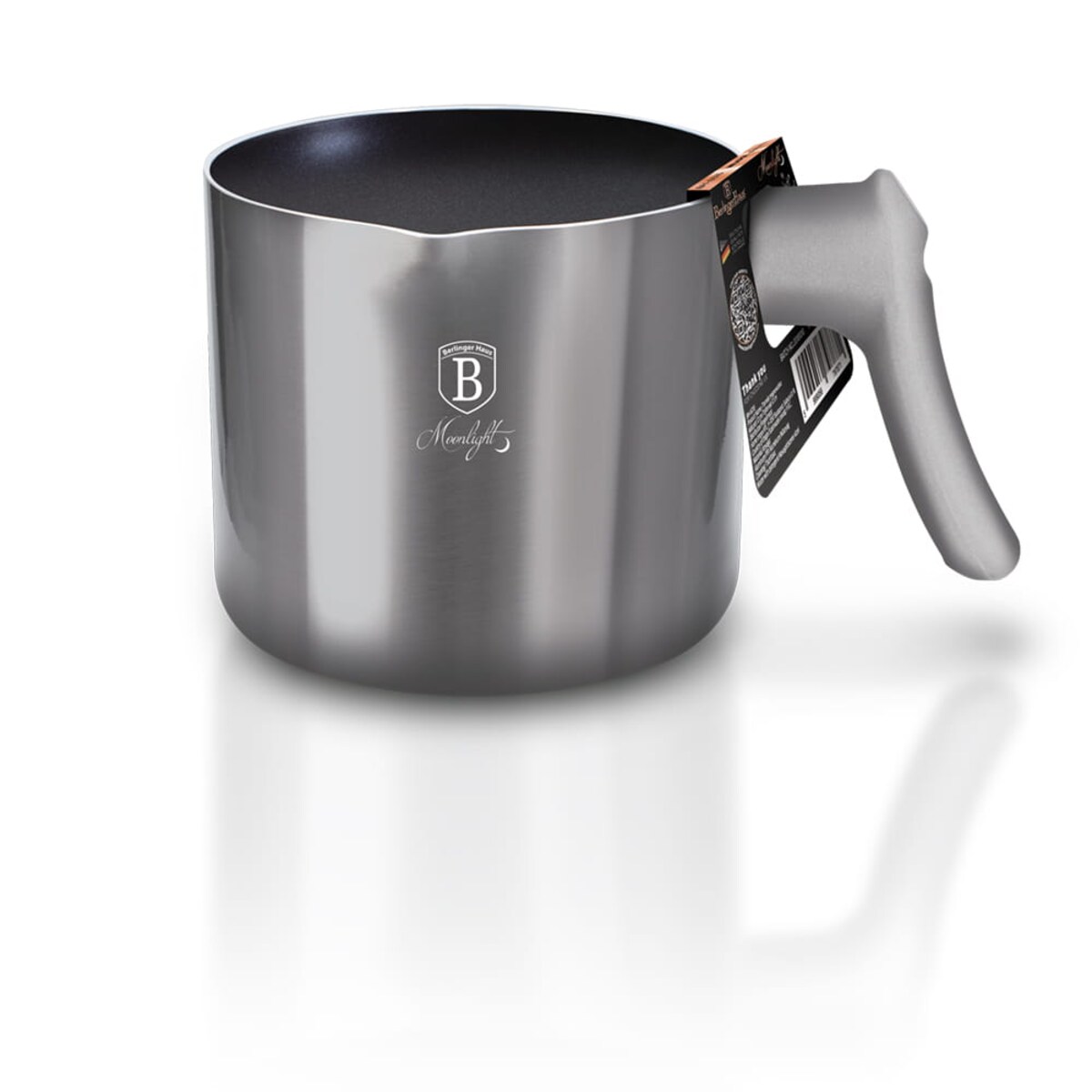 Garnek do mleka tytanowy 12cm 1.2L BERLINGER HAUS Moonlight