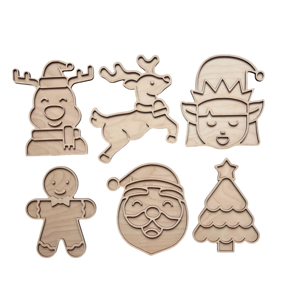 Świąteczna wysypywanka sensoryczna CHOINKA drewniana mikołajki