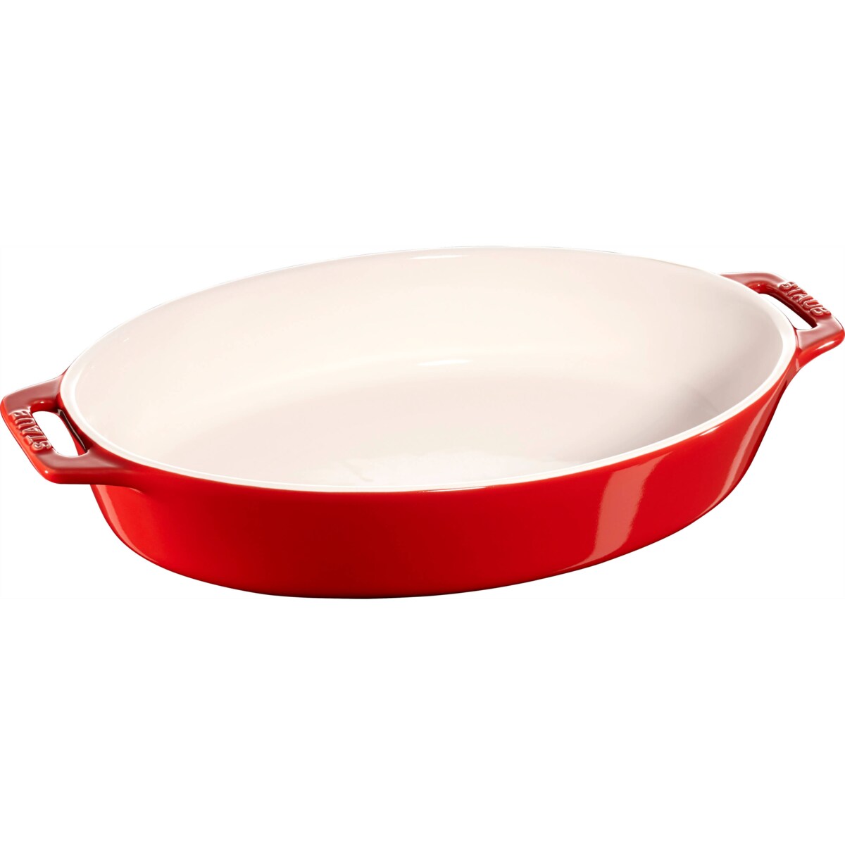 Owalny półmisek ceramiczny Staub - 4 ltr, Czerwony