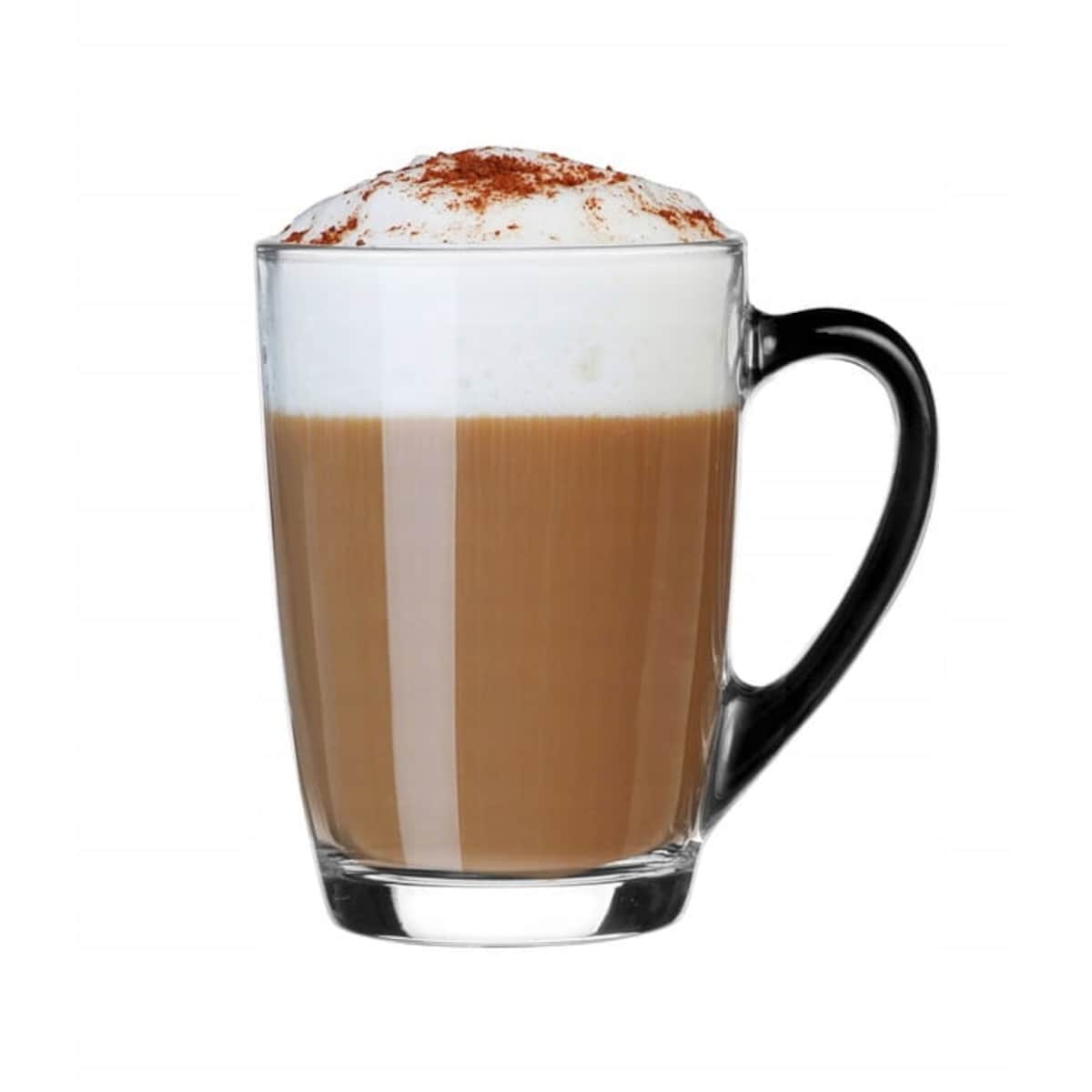 Szklanka z Czarnym Uchem 300 ml do Kawy i Herbaty