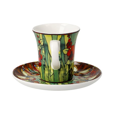 Filiżanka espresso L.C.Tiffany - Butterflies - Goebel