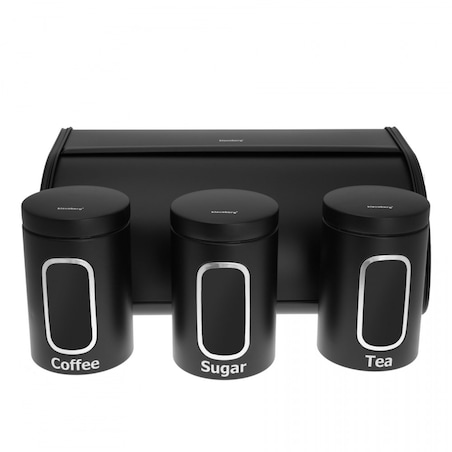 Klausberg chlebak w zestawie z 3 pojemnikami KB7098BK