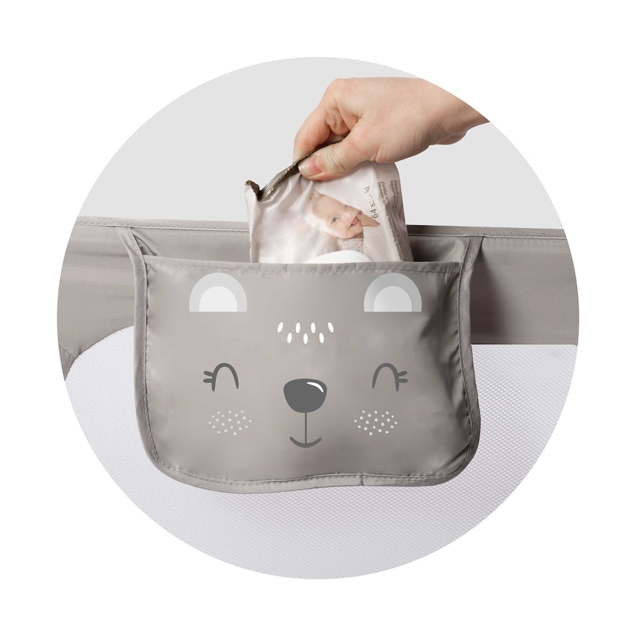 Barierka bramka ochronna do łóżka Nukido blokada 150x66cm 722300