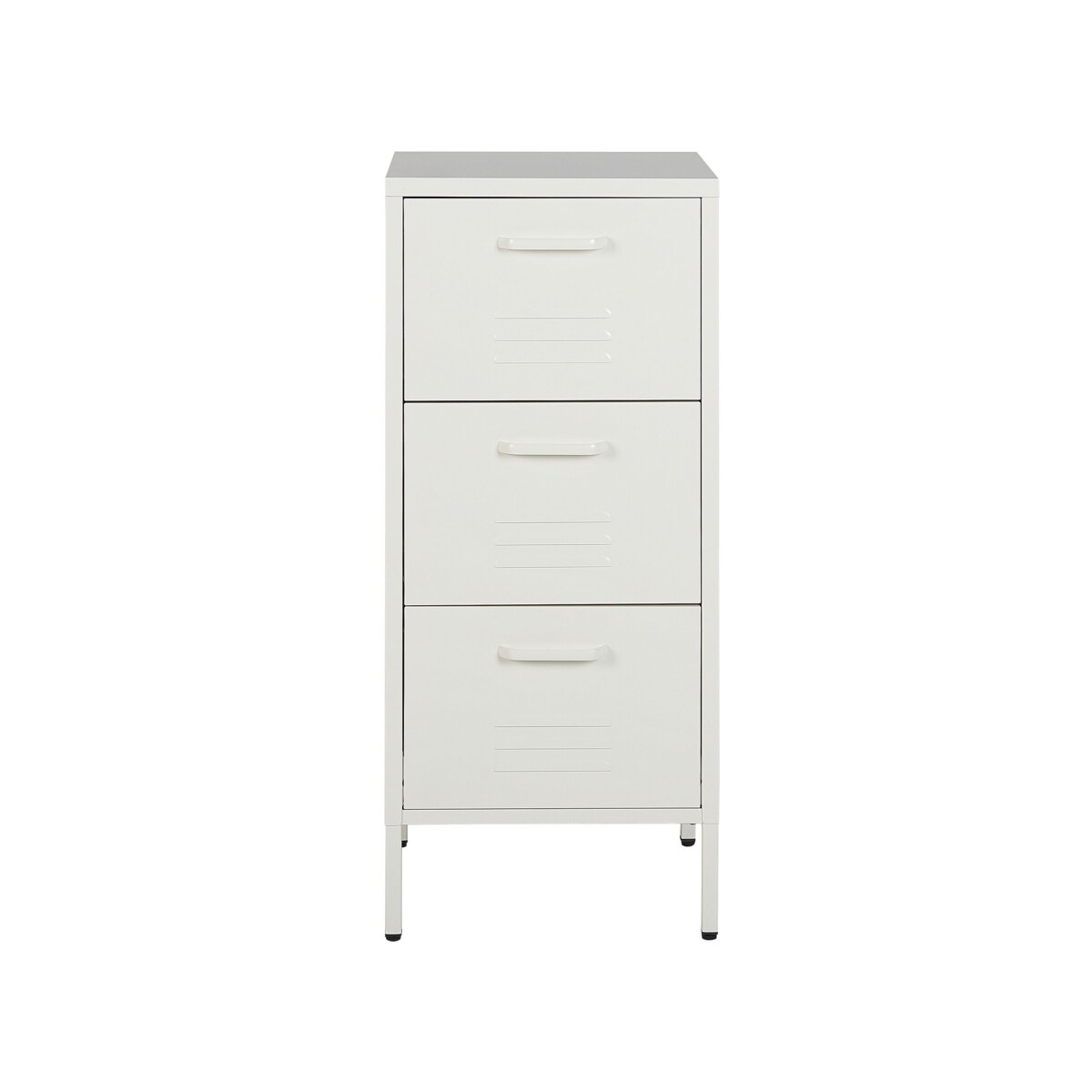 Szafka biurowa metalowa biała WOSTOK