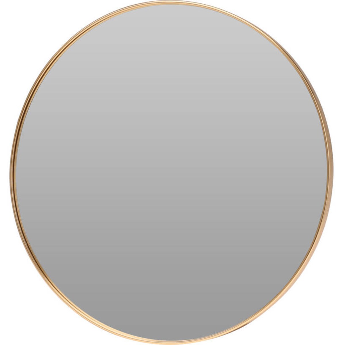 Lustro okrągłe złote, Ø 50 cm