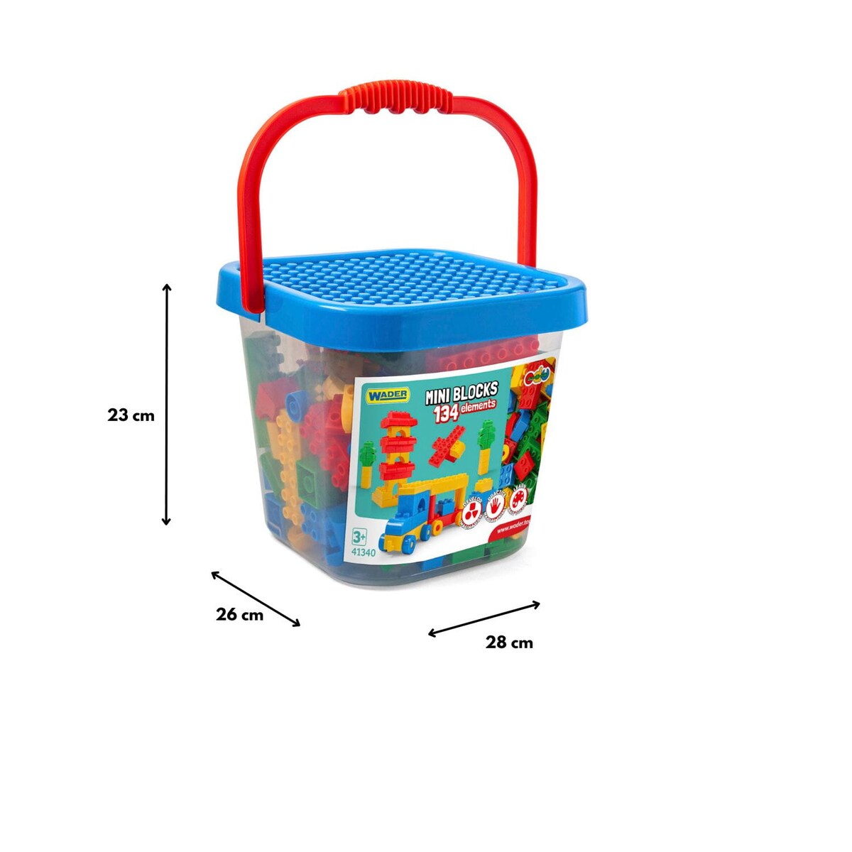 Mini Blocks klocki wielkie wiadro