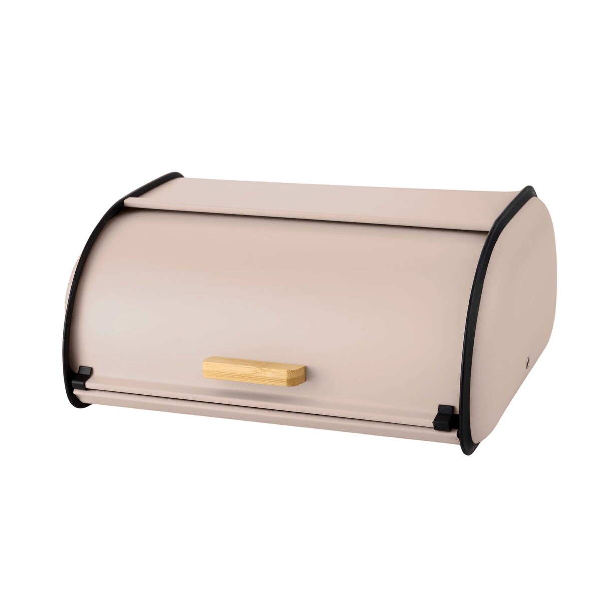 Chlebak metalowy pojemnik na chleb pieczywo bułki 35x24x14.5cm beżowy BRUNBESTE