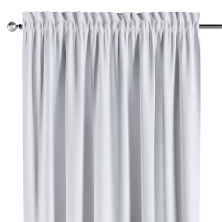 Zasłona na kanale z grzywką 1 szt. 130x245 biały