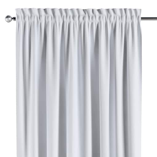 Zasłona na kanale z grzywką 1 szt. 130x245 biały