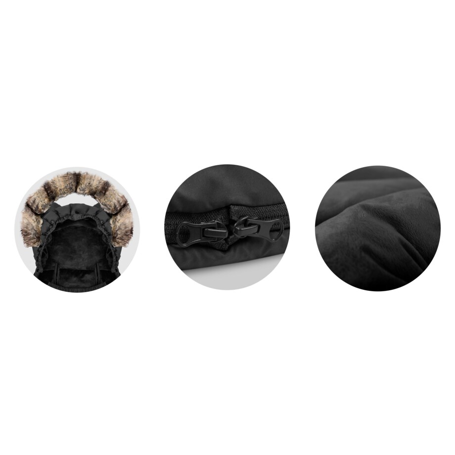 Śpiworek zimowy do wózka gondoli na sanki gruby Ricokids