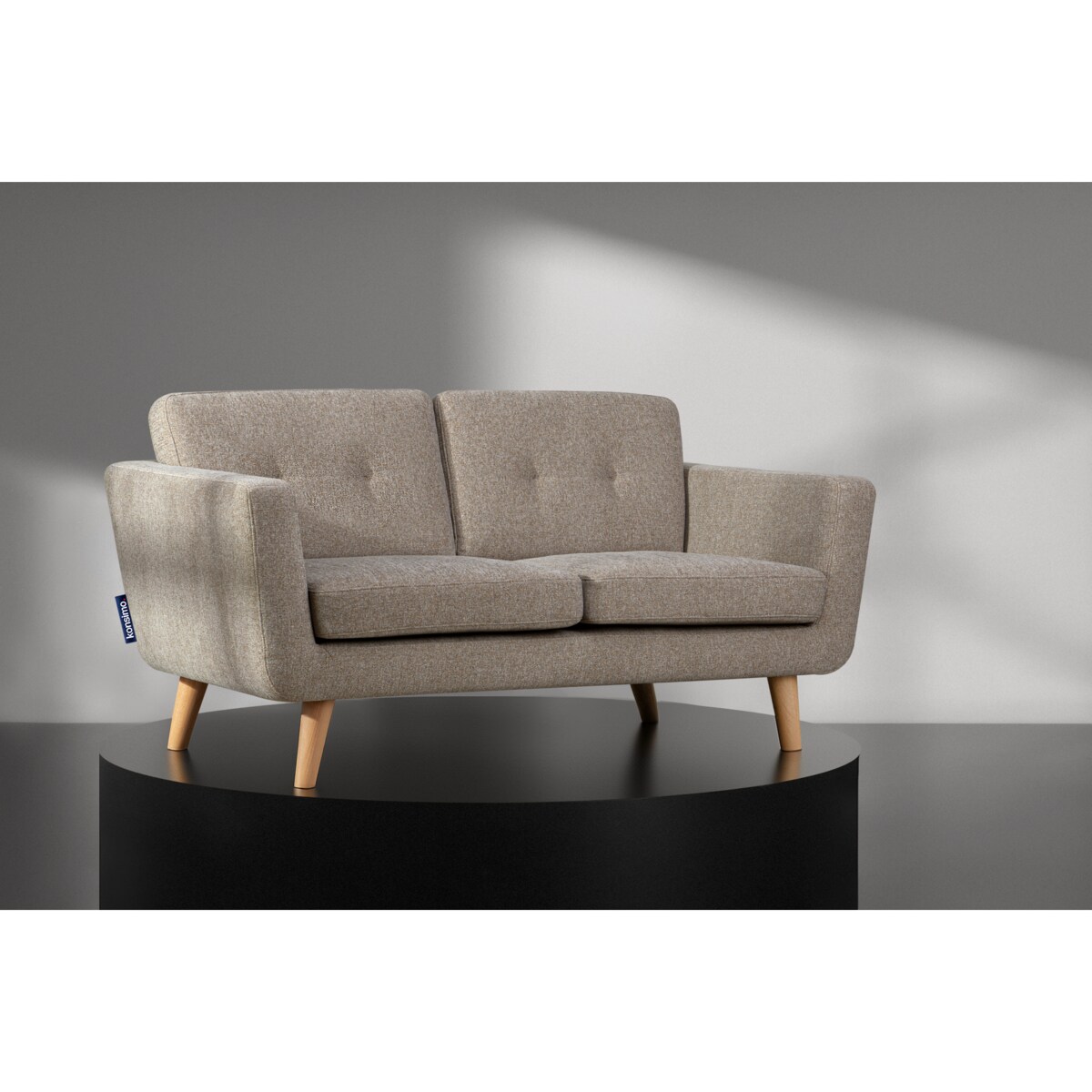 KONSIMO TAGIO II Sofa 2-osobowa, kolor brązowy