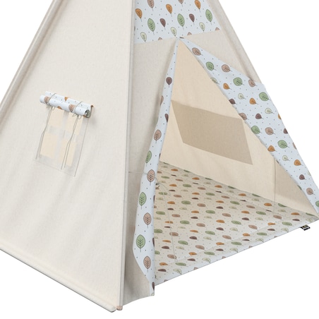 Tipi, ecru-brązowy, 110 x 110 x 155 cm, Magic Collection