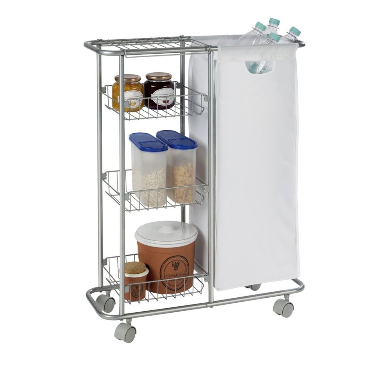 Wielofunkcyjny wózek SLIM - regał kuchenny, łazienkowy, WENKO