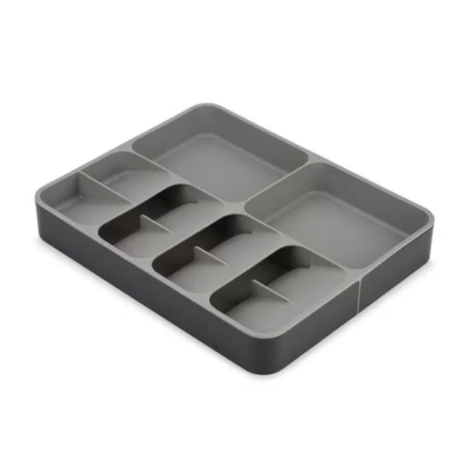 Organizer na sztućce rozsuwany szary DrawerStore, Joseph Joseph