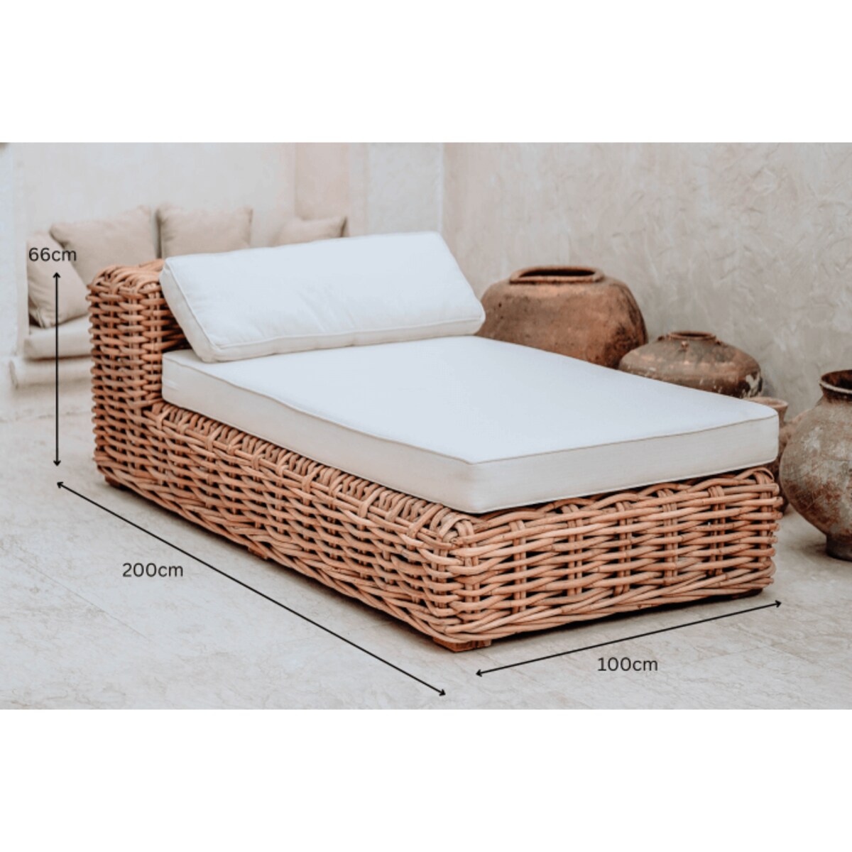 LEŻAK INGKA / SZESLONG I 40 cm