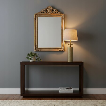 LAMPA ZŁOTA STOŁOWA BIURKOWA NOCNA LOFT 52cm E27 DO SALONU SYPIALNI DOMU