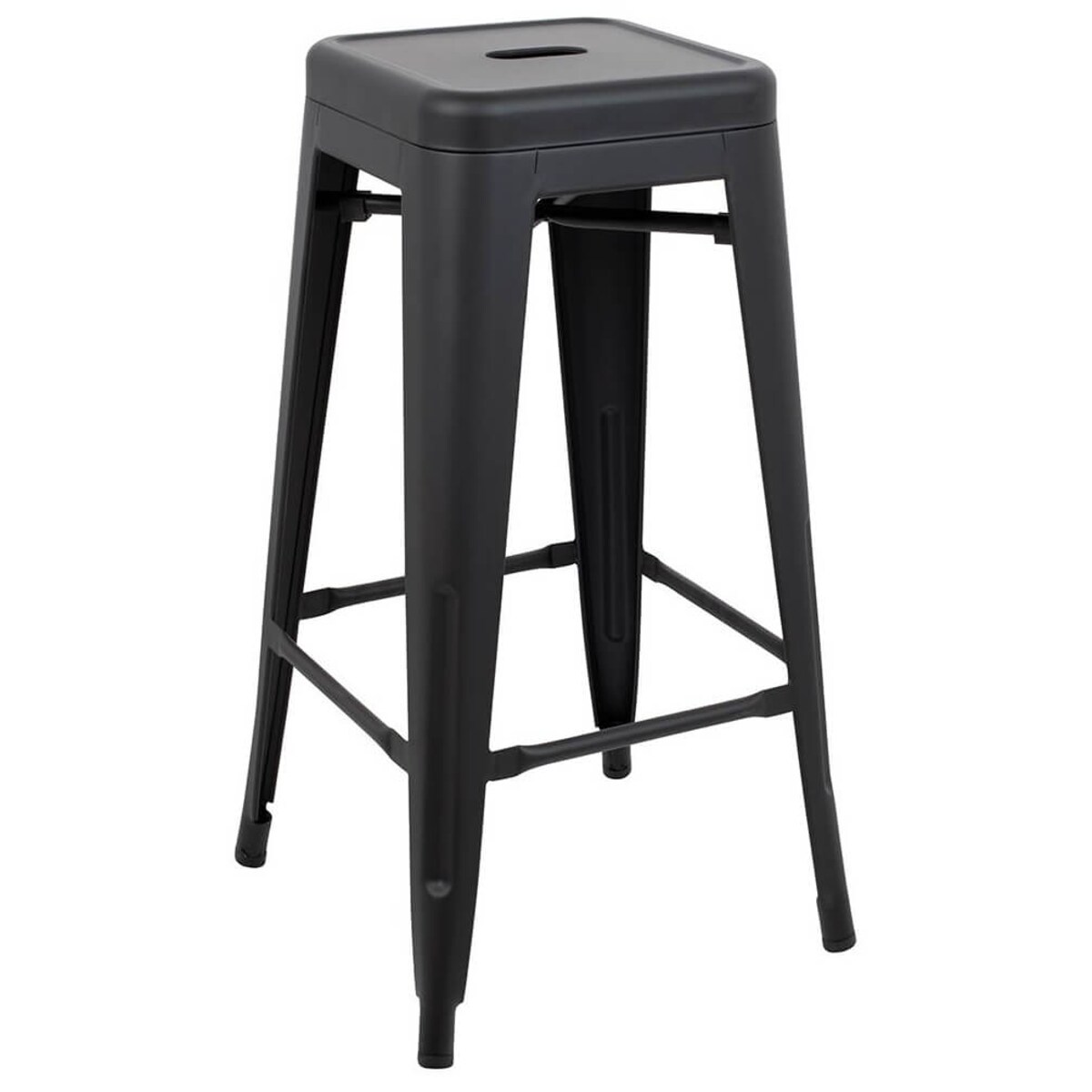 Metalowe krzesełko barowe Tower KH010100960 King Home hoker czarny