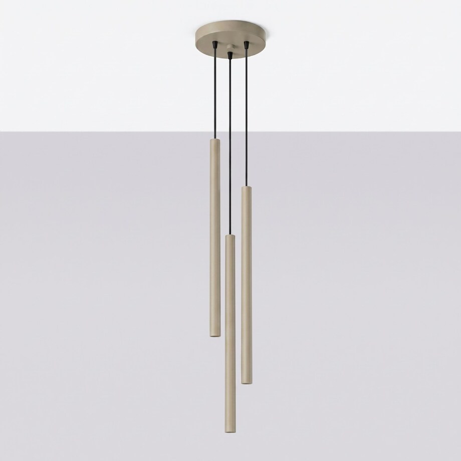 Lampa wisząca PASTELO 3P taupe