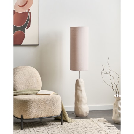 Lampa podłogowa SELB Ceramika Jasnobeżowy