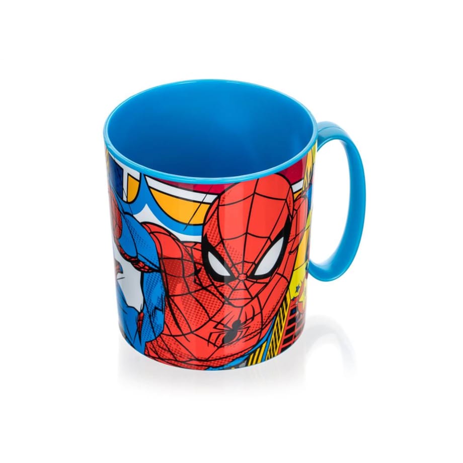 KUBEK TALERZ plastikowy dla dziecka chłopca SPIDERMAN bajka naczynia