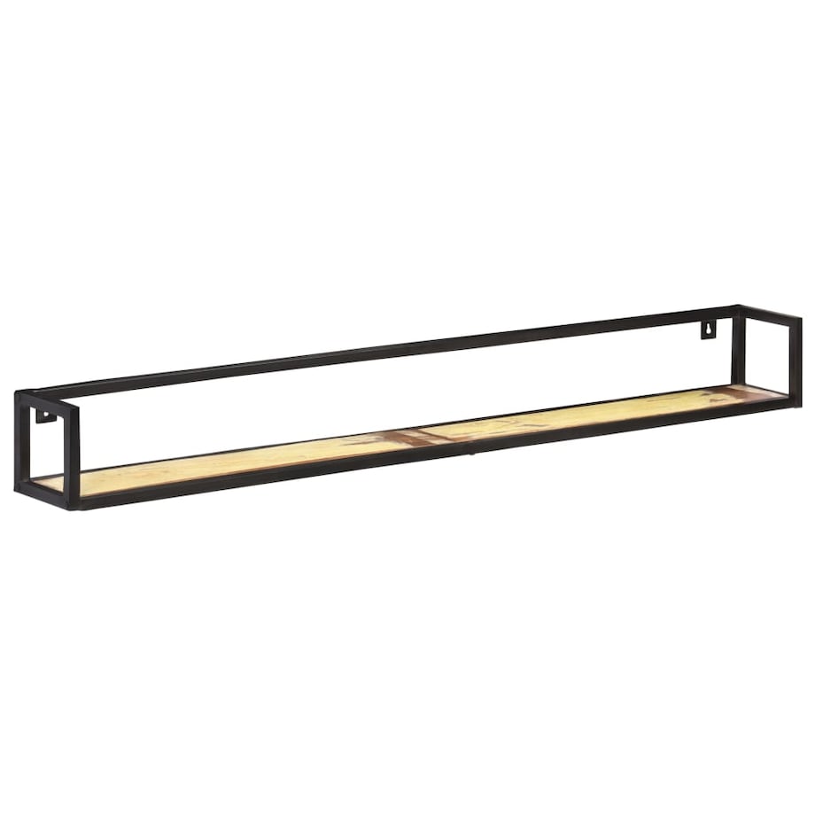 vidaXL Półki ścienne, 2 szt., 160 cm, lite drewno z odzysku