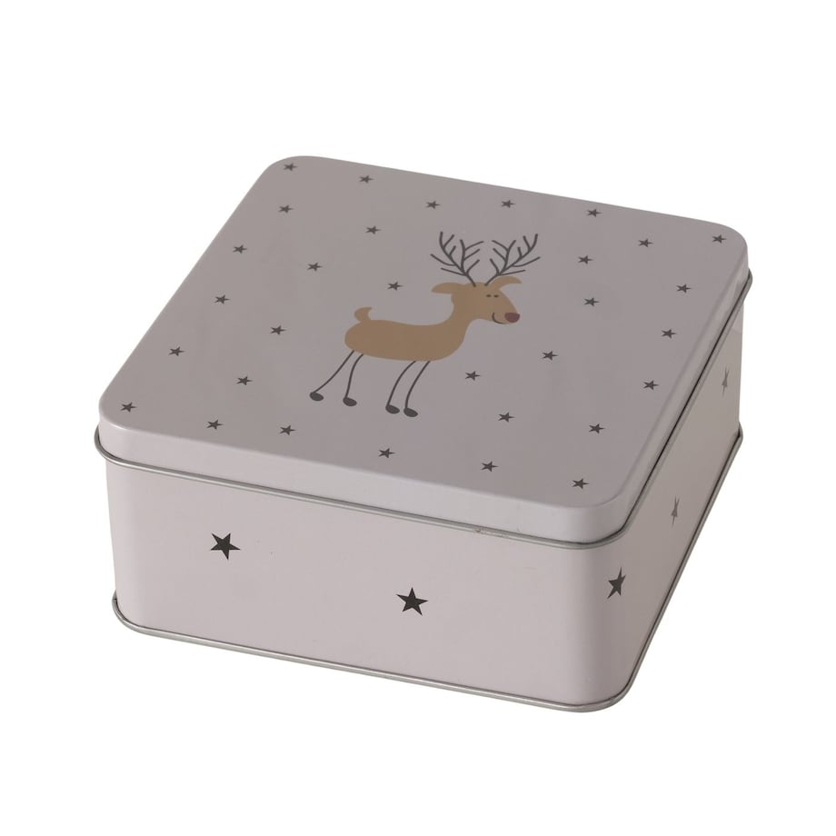 Puszka metalowa 2 szt. na ciasteczka PISZKOTKI 2000 ml