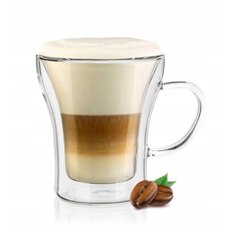 SZKLANKI TERMICZNE z podwójną ścianką 6 x 200 ml