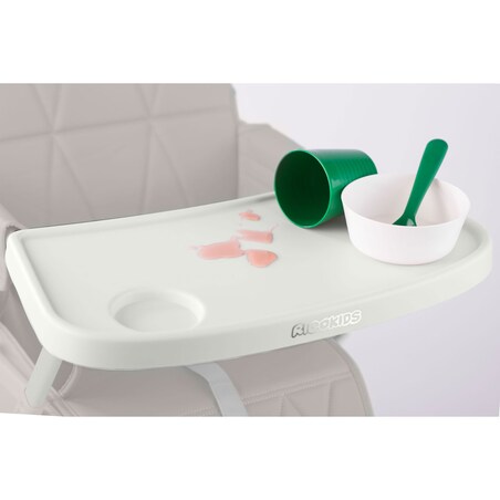 Krzesełko do karmienia Ricokids Nuco lekkie składane podnóżek 7096